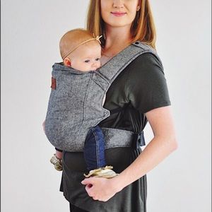 Happy baby carrier in chambray....used once